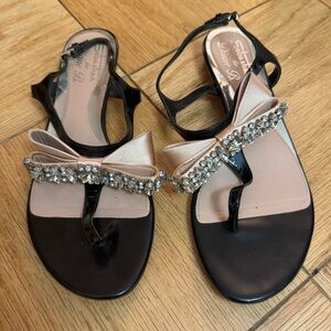 Diane B Embellished Bow Sandals